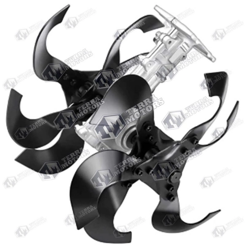 Adaptor sapa sau cultivator pentru motocoasa Model 4 - 28mm 9 Caneluri